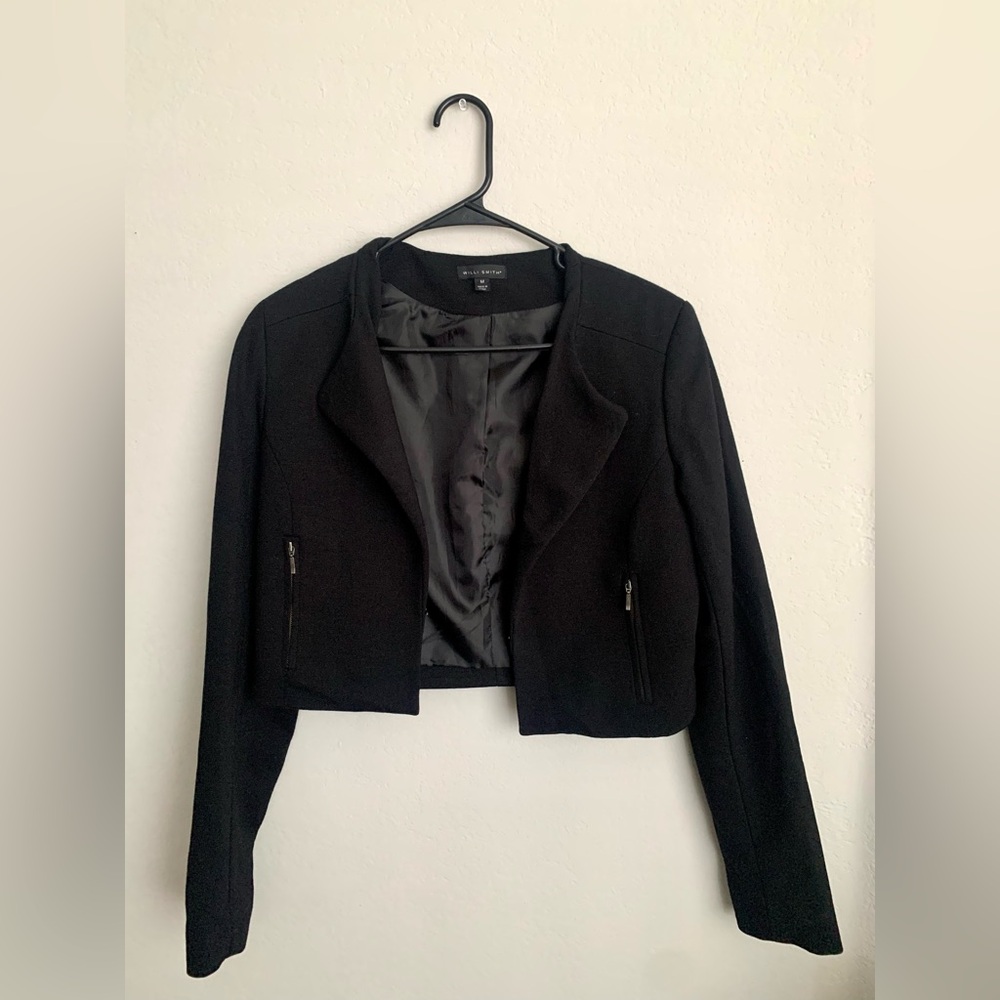 Willi Smith Black Women's Blazer